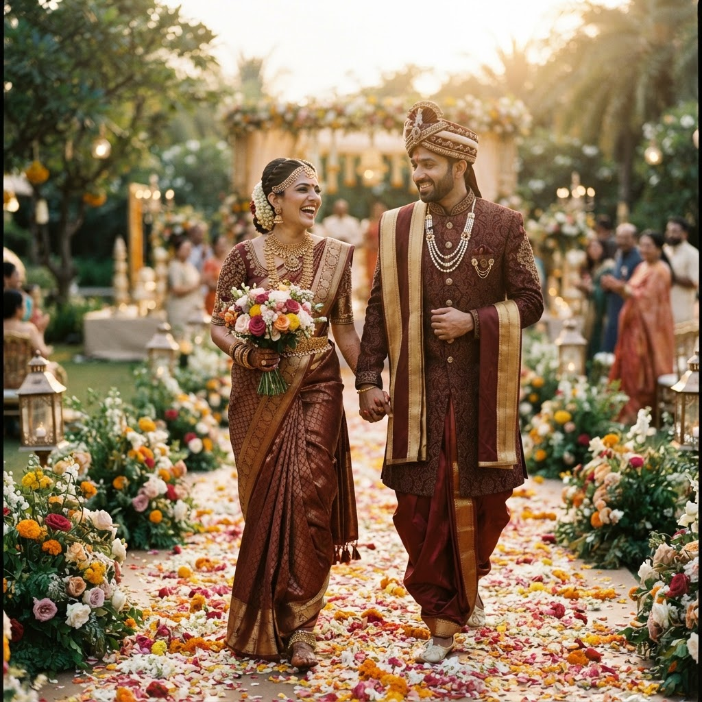 Couple walking together